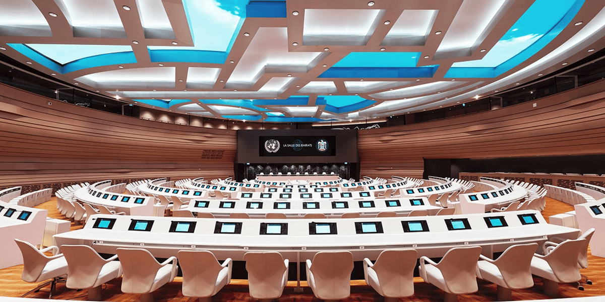 Display per sale riunioni e spazi per conferenze