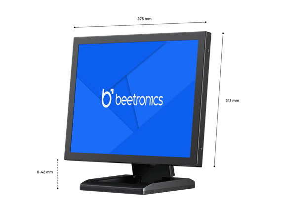 Monitor 12 Pollici Metallo (4:3)