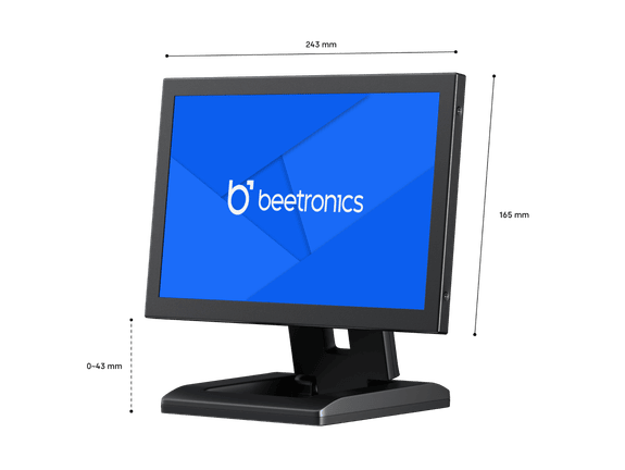 Monitor 10 Pollici Metallo