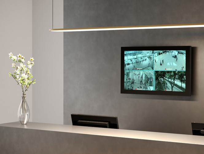 Sicurezza e sorveglianza Display per sale di controllo e telecamere