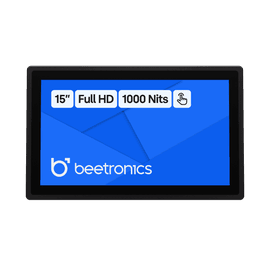 Touchscreen 15 Pollici Metallo (Alta Luminosità)