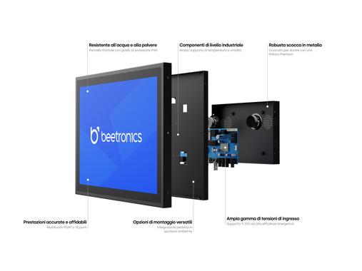 Touchscreen 10 pollici metallo (4:3)