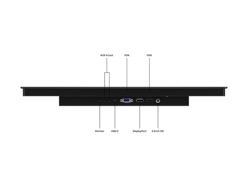 Touchscreen 19 Pollici Metallo (Alta Luminosità)